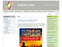 Tablet Screenshot of bandungspirit.org